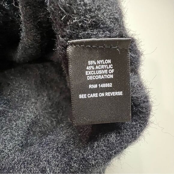 Torrid Crochet Trim Drop Shoulder Fuzzy Sweater Open Back 4X - Picture 10 of 11